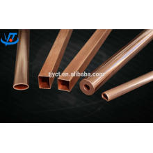 pure red copper pipe,99.9%-99.99% copper tubes manufacture price